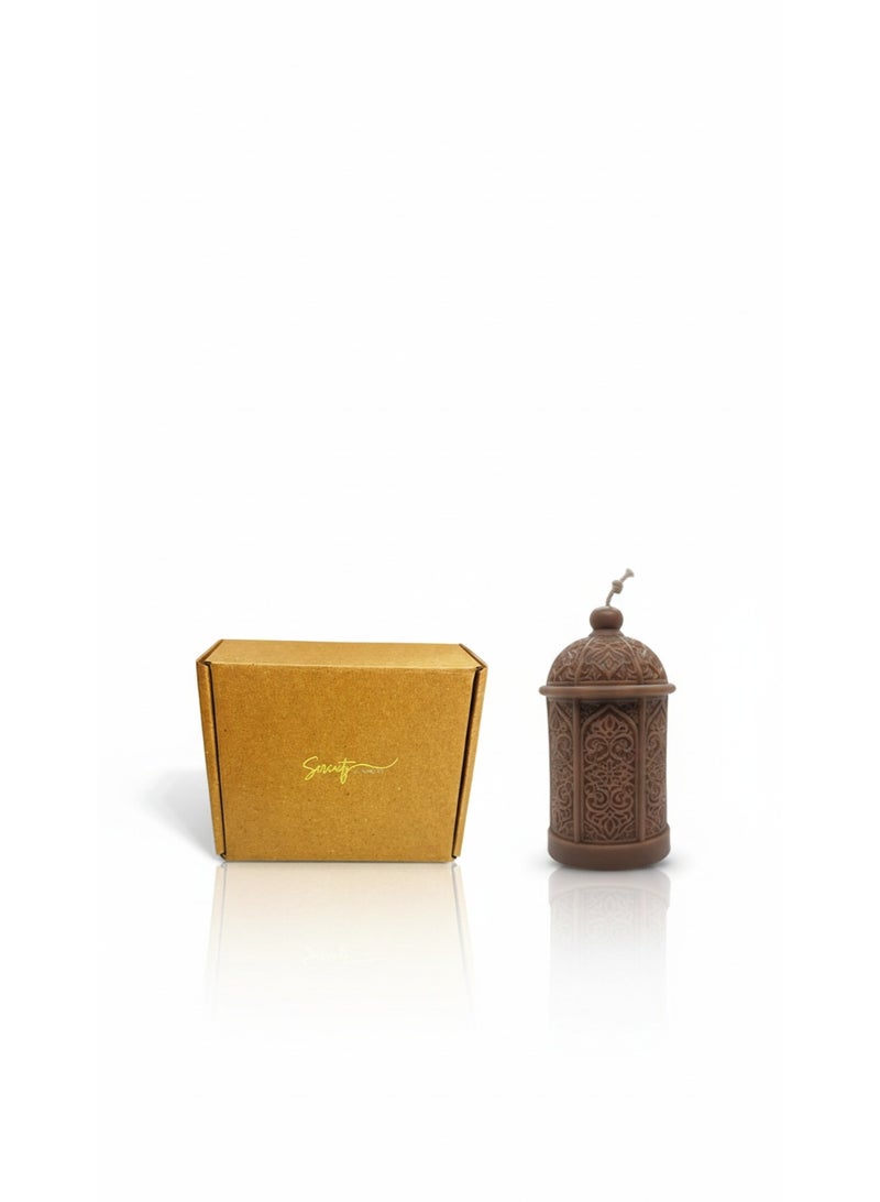 Serenity Candles شمعة رمضان سيرينيتي فانوس العود البنية – فتيل واحد (٢٠٠ جم) - Image 4
